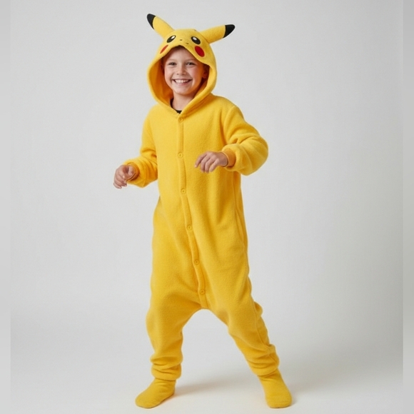 pikachu Other - Pikachu Kids Warm Halloween Character Costume Onesie